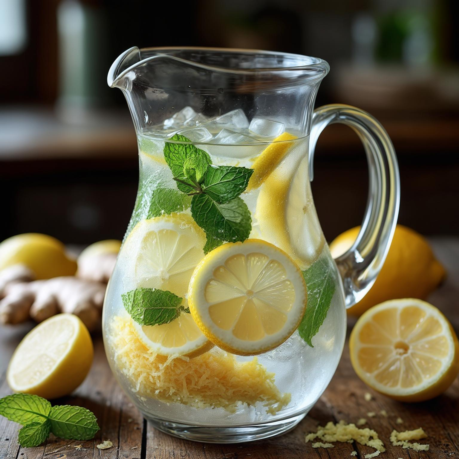 lemon bomb recipe for weight loss with fresh ingredients