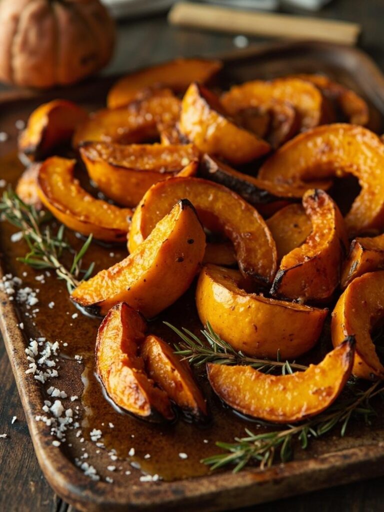 Easy Roasted Pumpkin Recipe with Maple Glaze